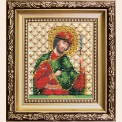 Набор для вышивания бисером ЧАРИВНА МИТЬ "Икона святого благоверного князя Бориса"
